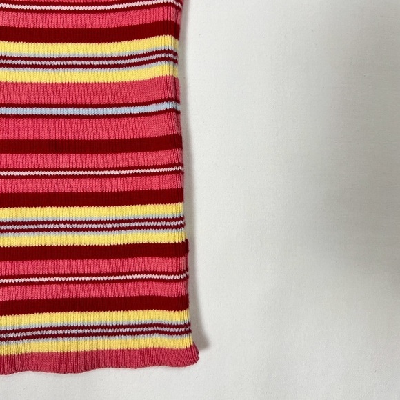 Vintage Striped Sleeveless Knit Sweater - Picture 5 of 7